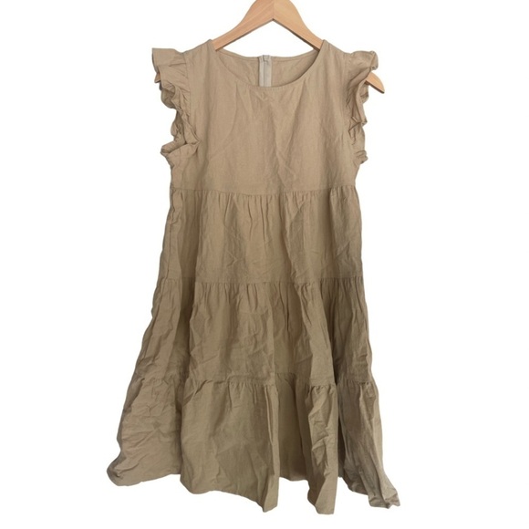 Cupshe Tan Midi Dress NWT - Picture 1 of 8
